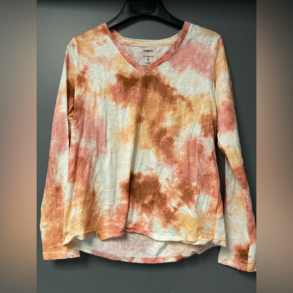 💛TODAY***$10***Sonoma “The Everyday Tee” 100% pre-washed tie dye cotton shirt